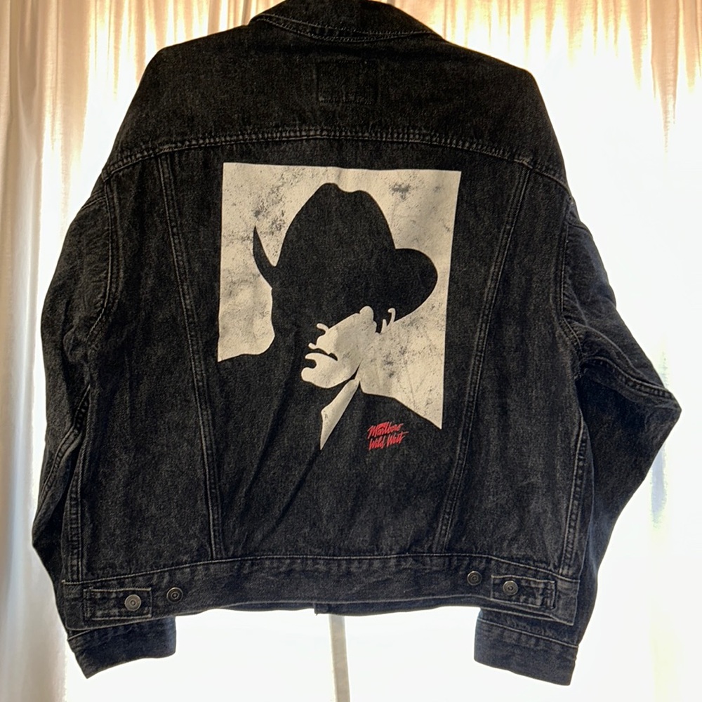 Marlboro Man Vintage Wild West Jean Denim Jacket Cowboy, XL